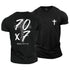 Men's Matthew 18:21-22 Cotton T-Shirt